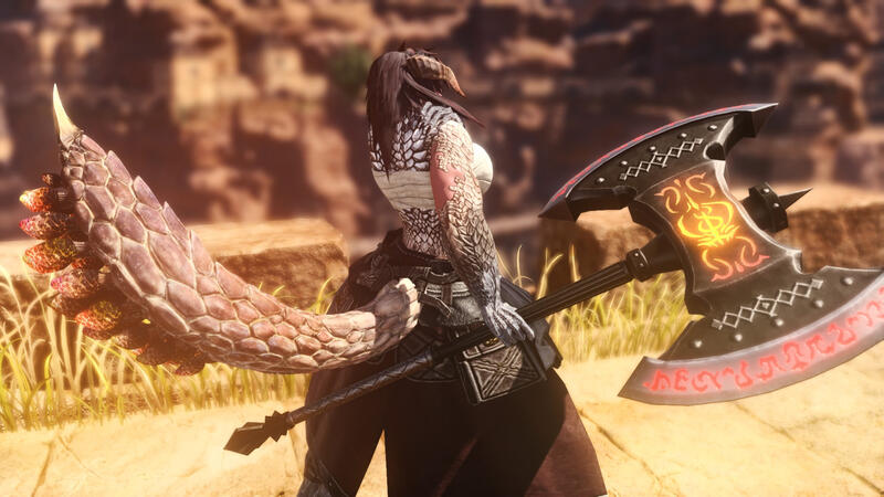 Private commissioned tail, horns, and scales Bazelgeuse